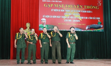  Bắc Ninh: Hội Cựu chiến binh Sư đoàn 9 kỷ niệm 60 năm Ngày thành lập Sư đoàn